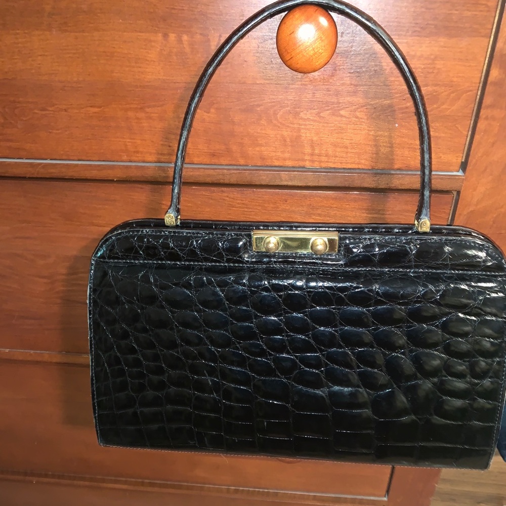 Vintage alligator purse